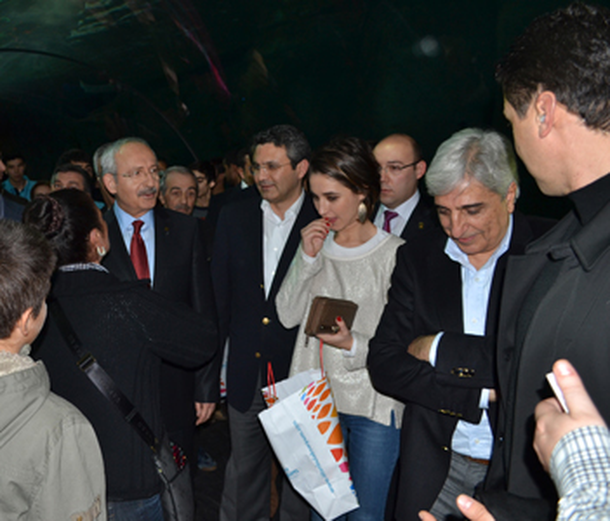 İstanbul Akvaryum Kemal Kılıçdaroğlu\'nu Ağırladı