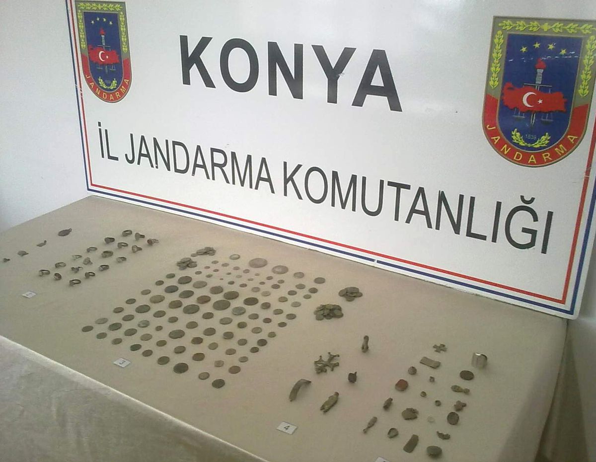 Konya\'da 204 Adet Tarihi Eser Ele Geçirildi