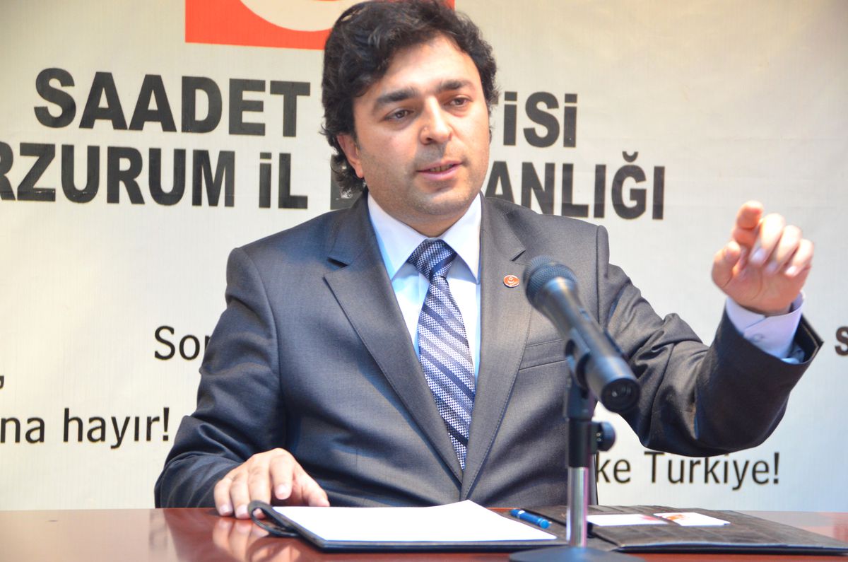 Saadet Partisi Erzurum İl Başkanı Faik Çalık Açıklaması