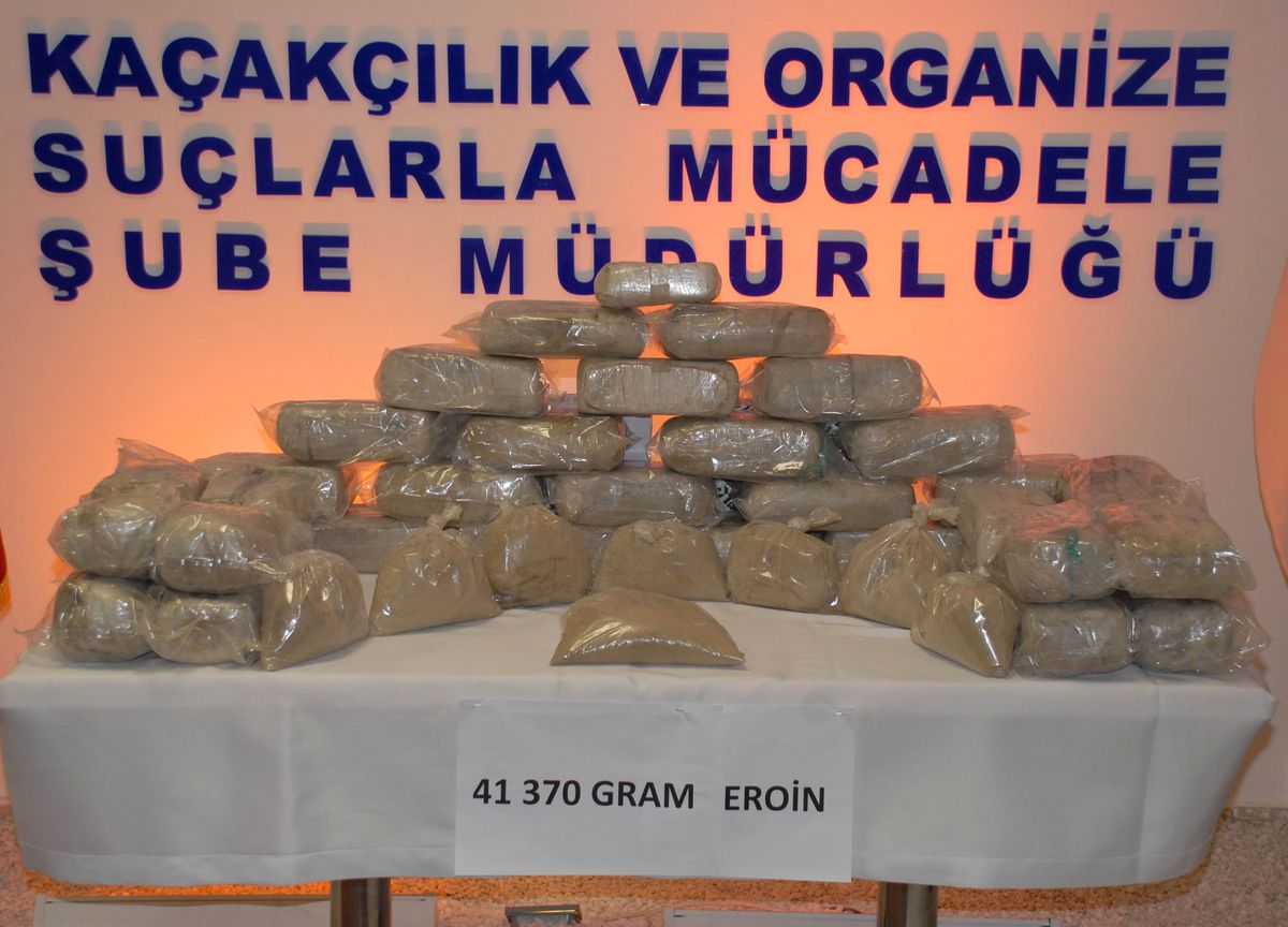 Samsun\'da 41 Kilogram Eroin Ele Geçirildi