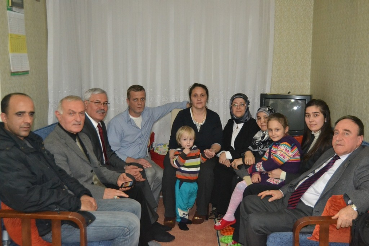 Şehit Ailesini Ziyaret Ettiler