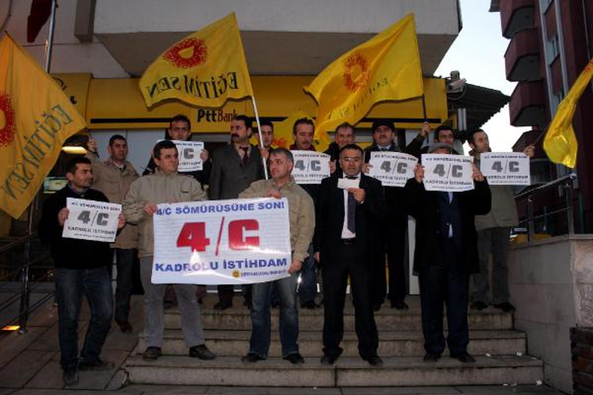 Sözleşmeli Personel İçin Cumhurbaşkanı ve Başbakan\'a Yeni Yıl Kartı