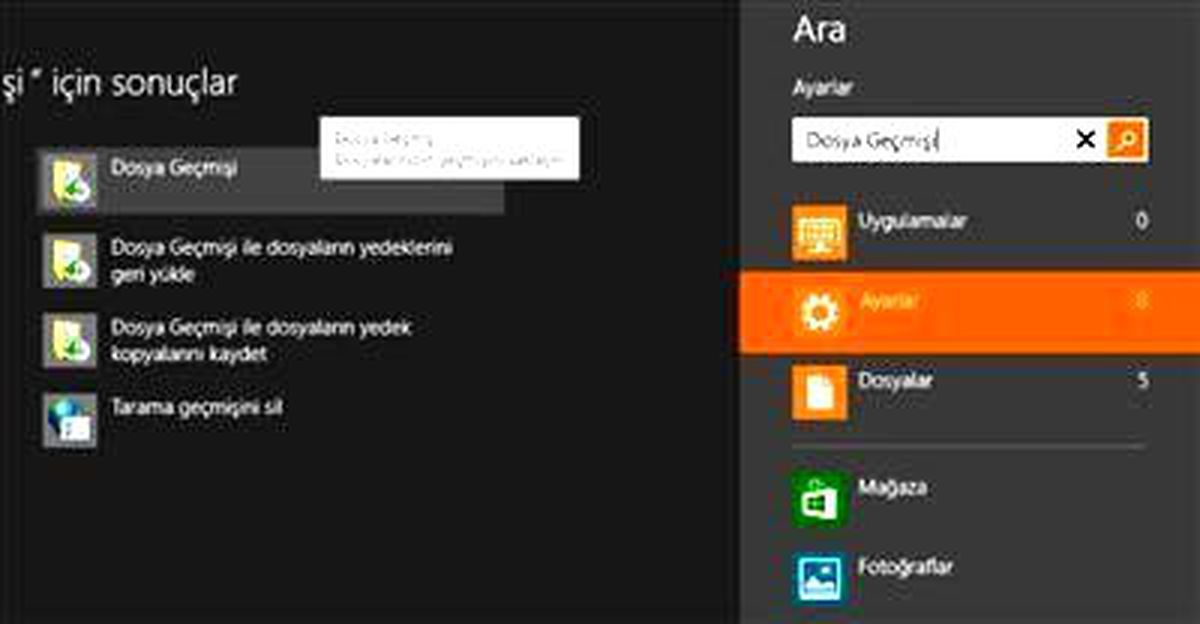 Windows 8\'in "Zaman Makinesi"