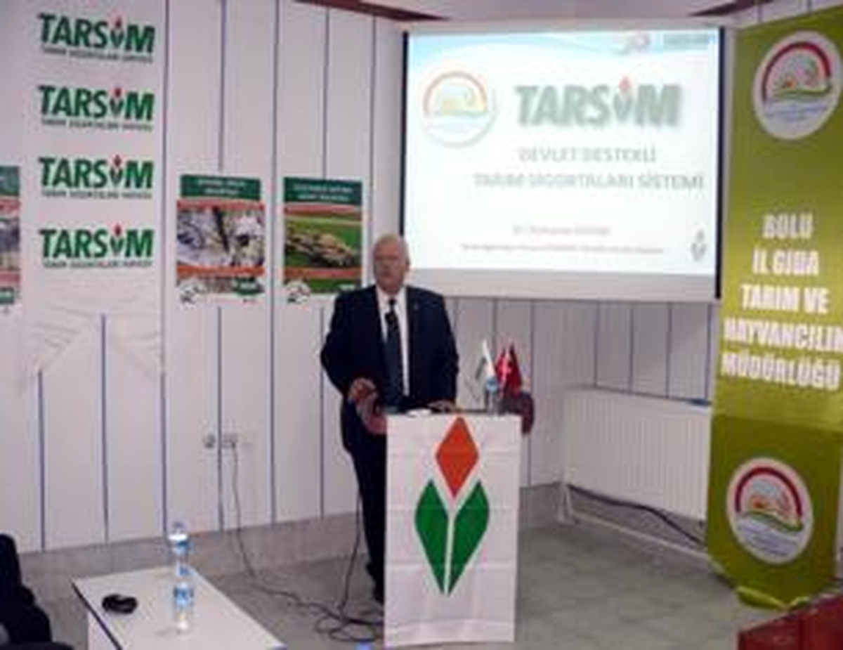 Bolu\'da Tarım Sigortaları Hakkında Eğitim Verildi