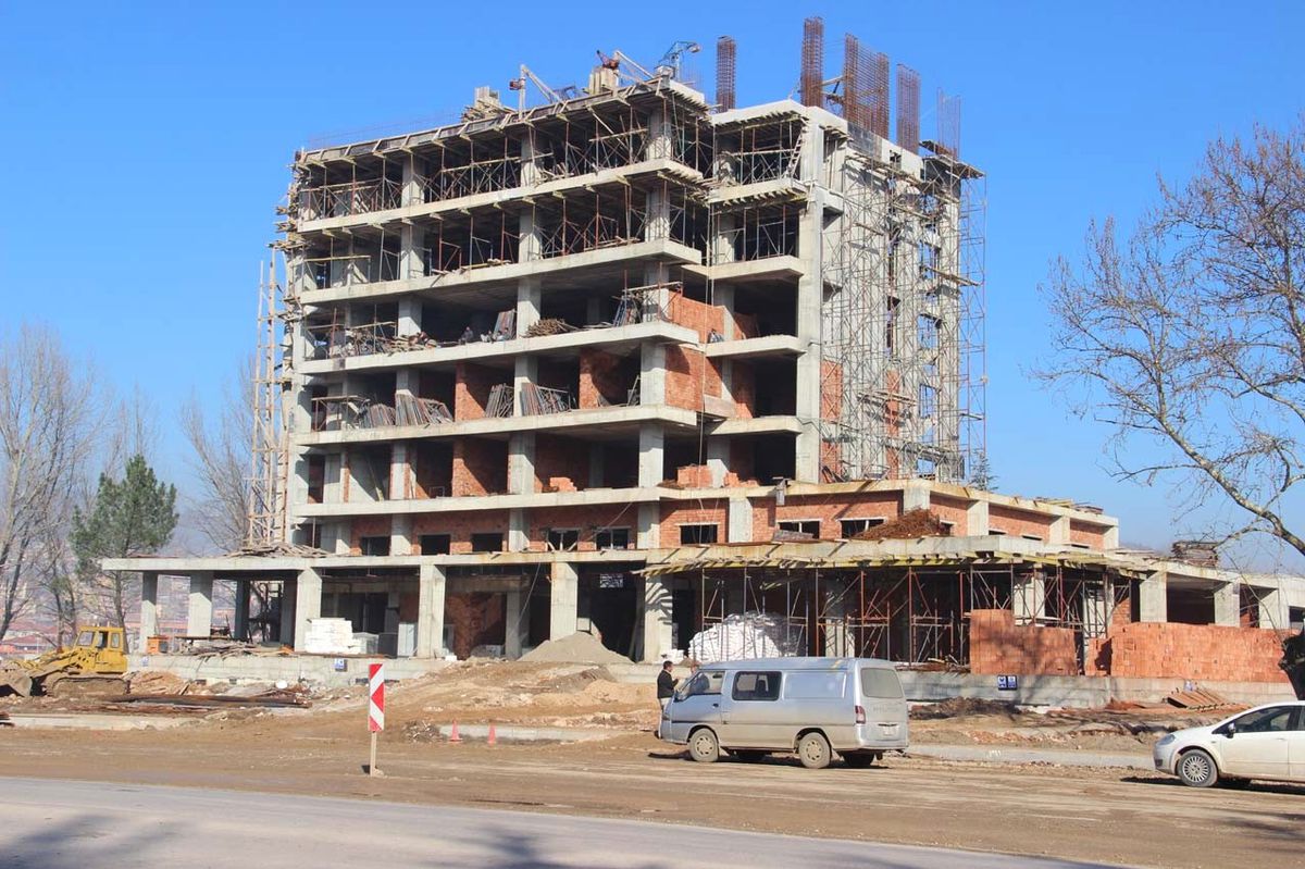 Çan Belediyesi Termal Oteli Yükseliyor