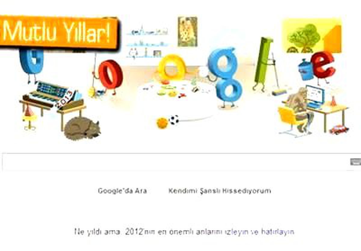 Google\'dan \'Yılbaşı Tatili\' Doodle\'ı