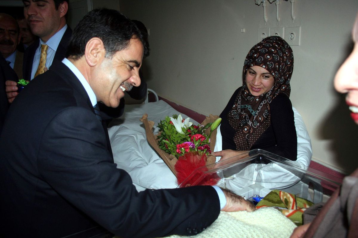 Kars\'ta Yeni Yılın İlk Bebekleri