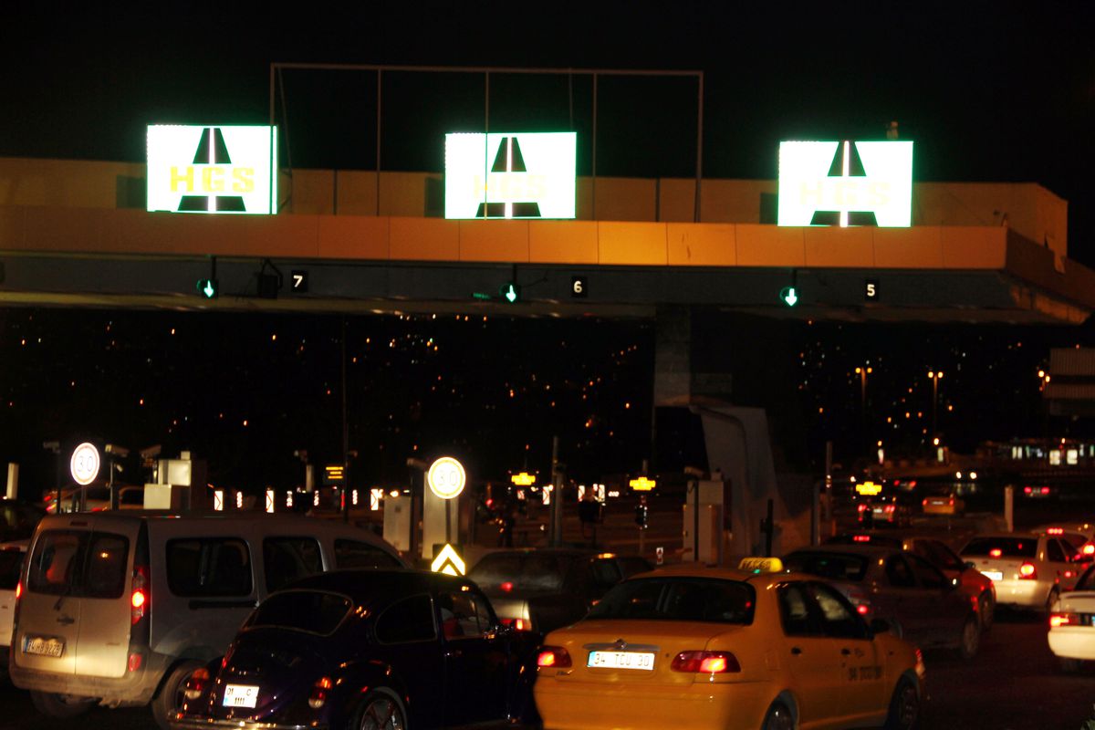 Köprüde "Kgs" Trafiği Gece Boyunca Sürdü