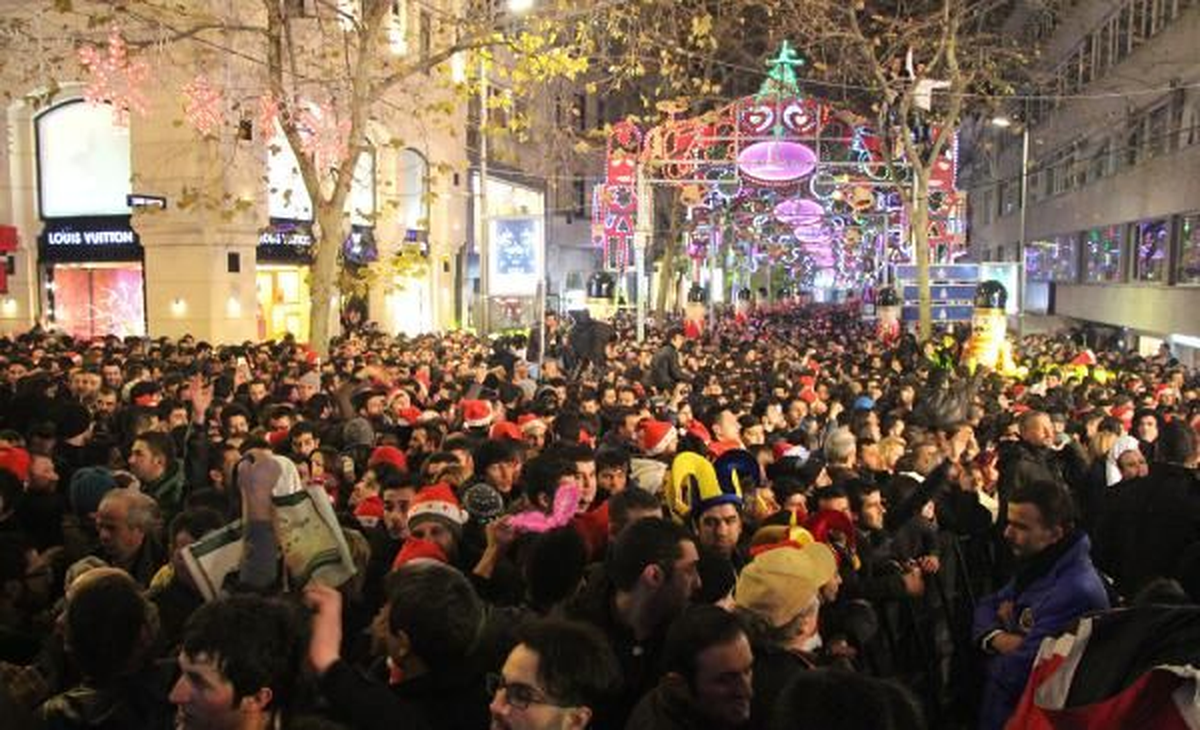 Nişantaşı\'nda Yeni Yıl Coşkuyla Karşılandı