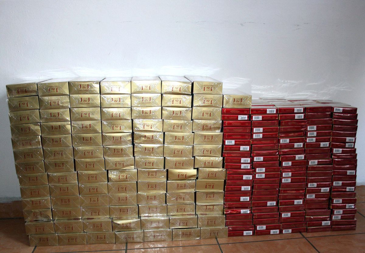 Pasinler\'de Bin 500 Paket Kaçak Sigara Ele Geçirildi