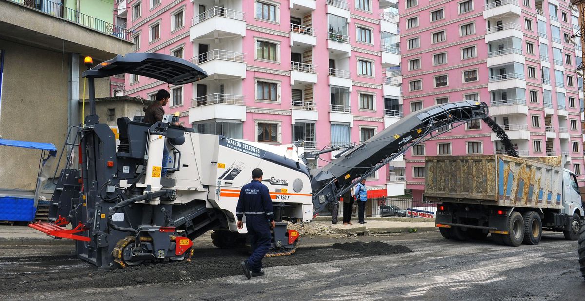 Trabzon Belediyesi Asfalt Sezonu\'nu Kapadı