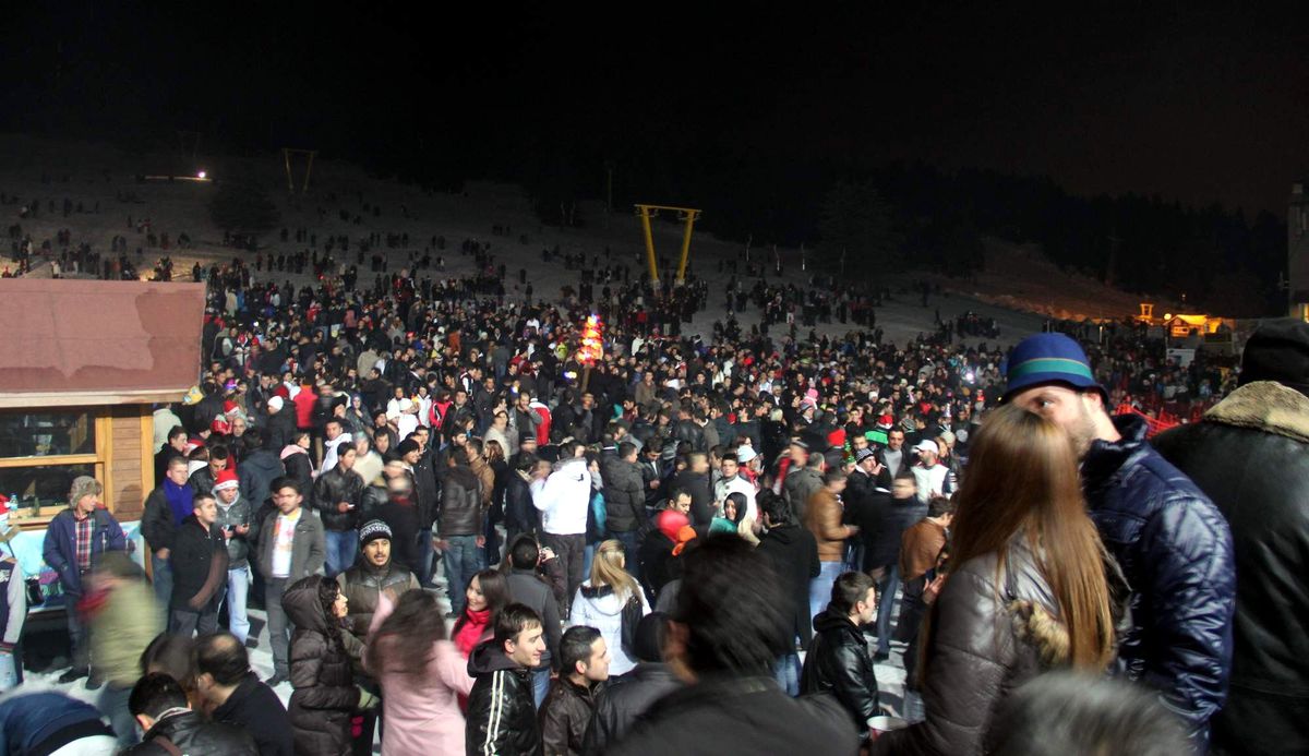 Uludağ\'da Yeni Yıl Coşkusu