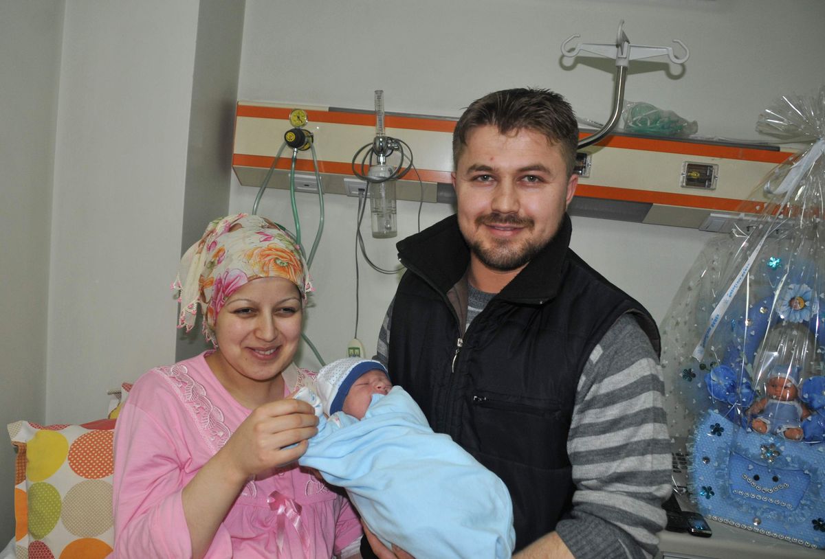 Yeni Yılın İlk Bebeği "Hamza" Oldu