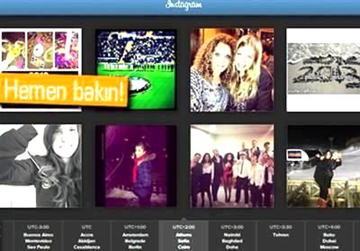 Yılbaşı Kutlamaları Instagram\'da