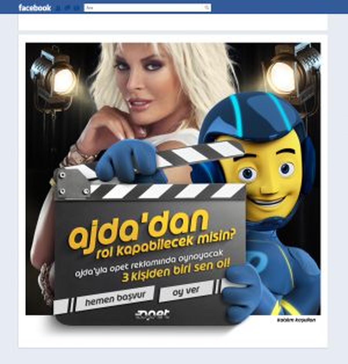 Ajda Pekkan\'la Aynı Reklamda Oynamak İster misin?
