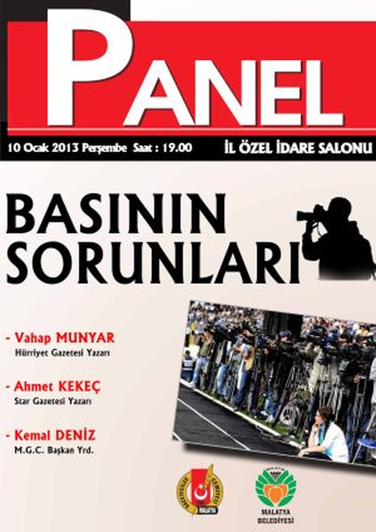 \'Basının Sorunları\' Paneli