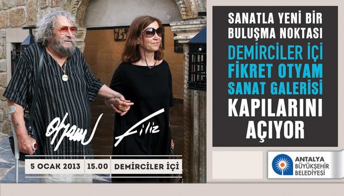 Fikret Otyam Sanat Galerisi 5 Ocak\'ta Açılıyor