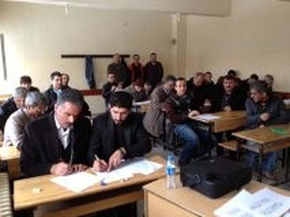 Karaçoban\'da Avcılık Eğitim Kursu