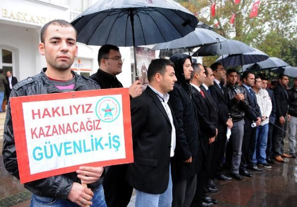 Özel Güvenlik Görevlilerinin İşten Çıkarılma Eylemi