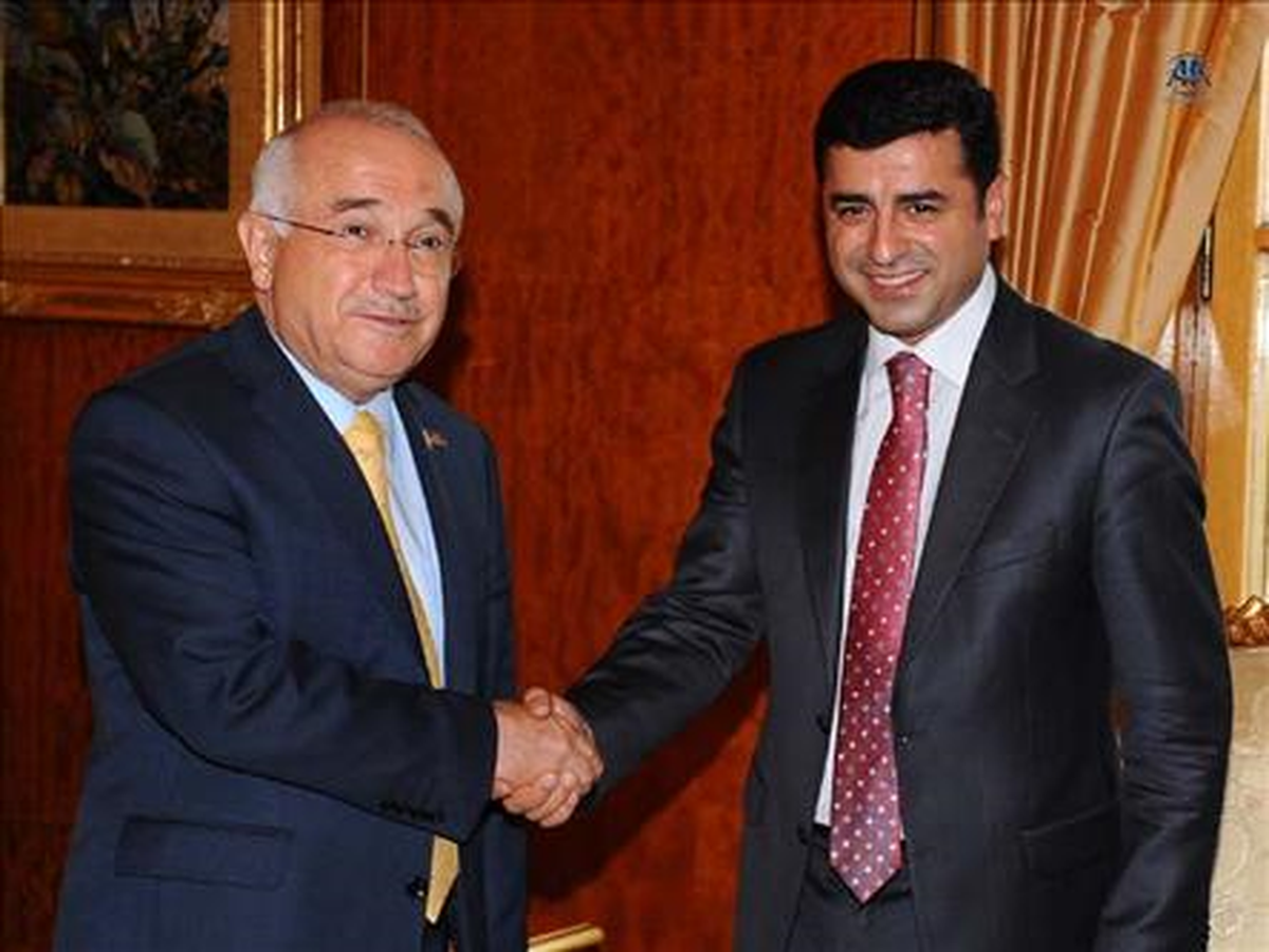 TBMM Başkanı Çiçek, Demirtaş ile Bir Araya Geldi