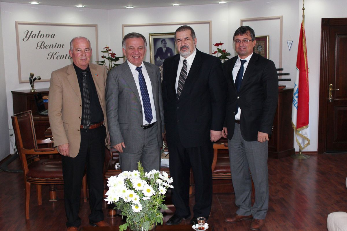 Kırım Meclis Başkan Yardımcısı Chubarov\'dan Başkan Koçal\'a Ziyaret