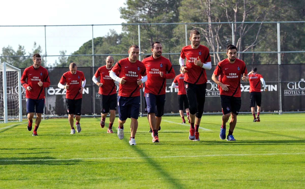 Trabzonspor, Antalya\'da Çalışmalarını Sürdürdü