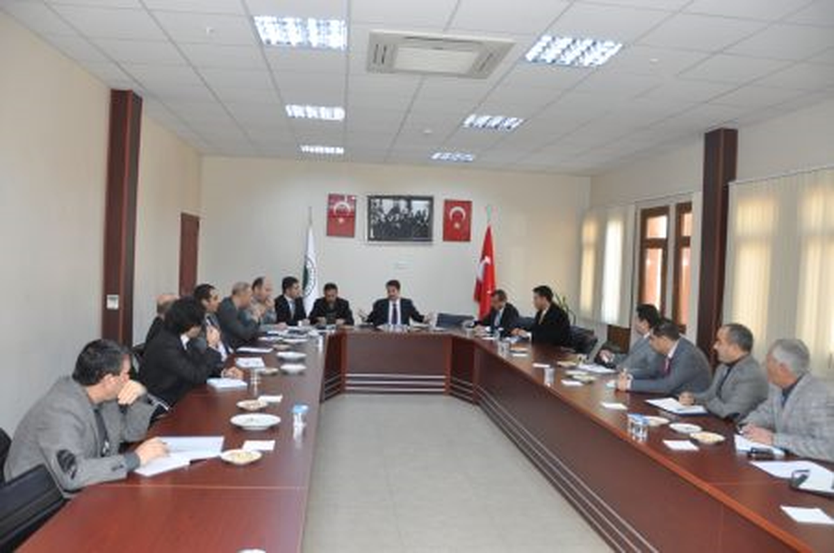 Başkan Yaman Değerlendirme Toplantısı Yaptı