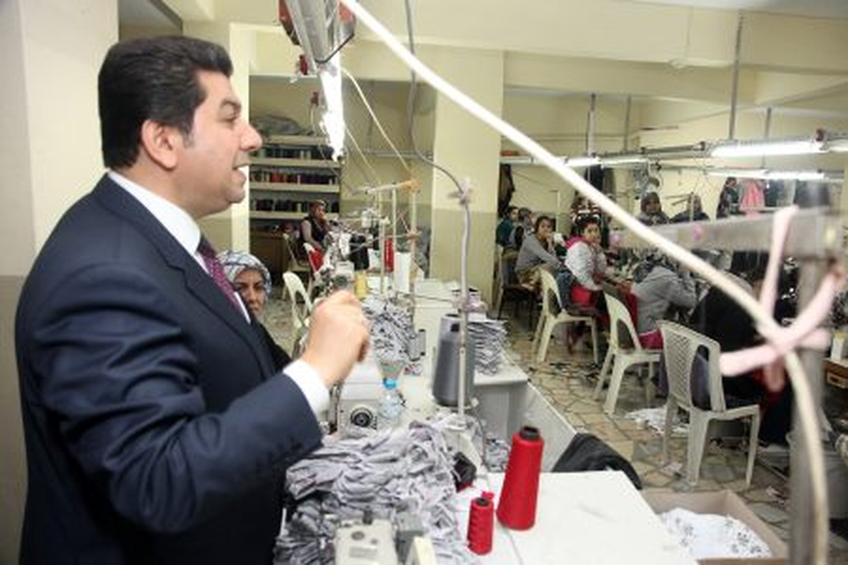 Göksu,Tekstilcilerin Sorunlarını Dinledi