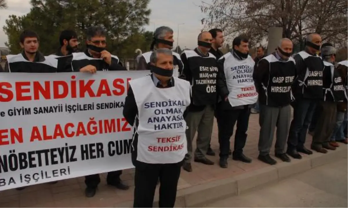 İşçilerden \'Sessiz Eylem\'