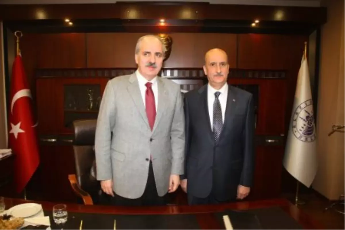 Kurtulmuş\'tan Elazığ Belediyesine Ziyaret