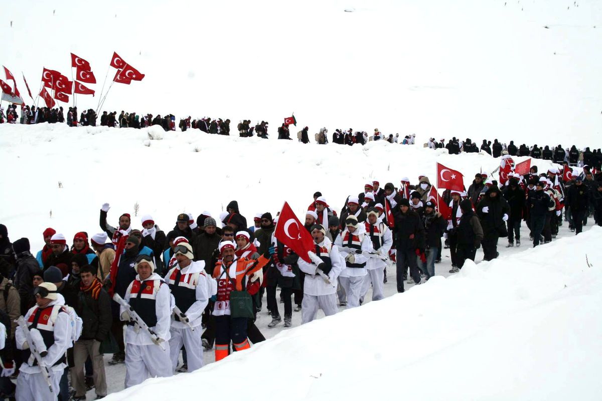 98 Yıl Önce Yürünen Güzergahta...