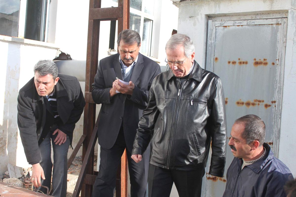 Başkan Acar Dinar\'ın İçme Suyu Depolarını İnceledi