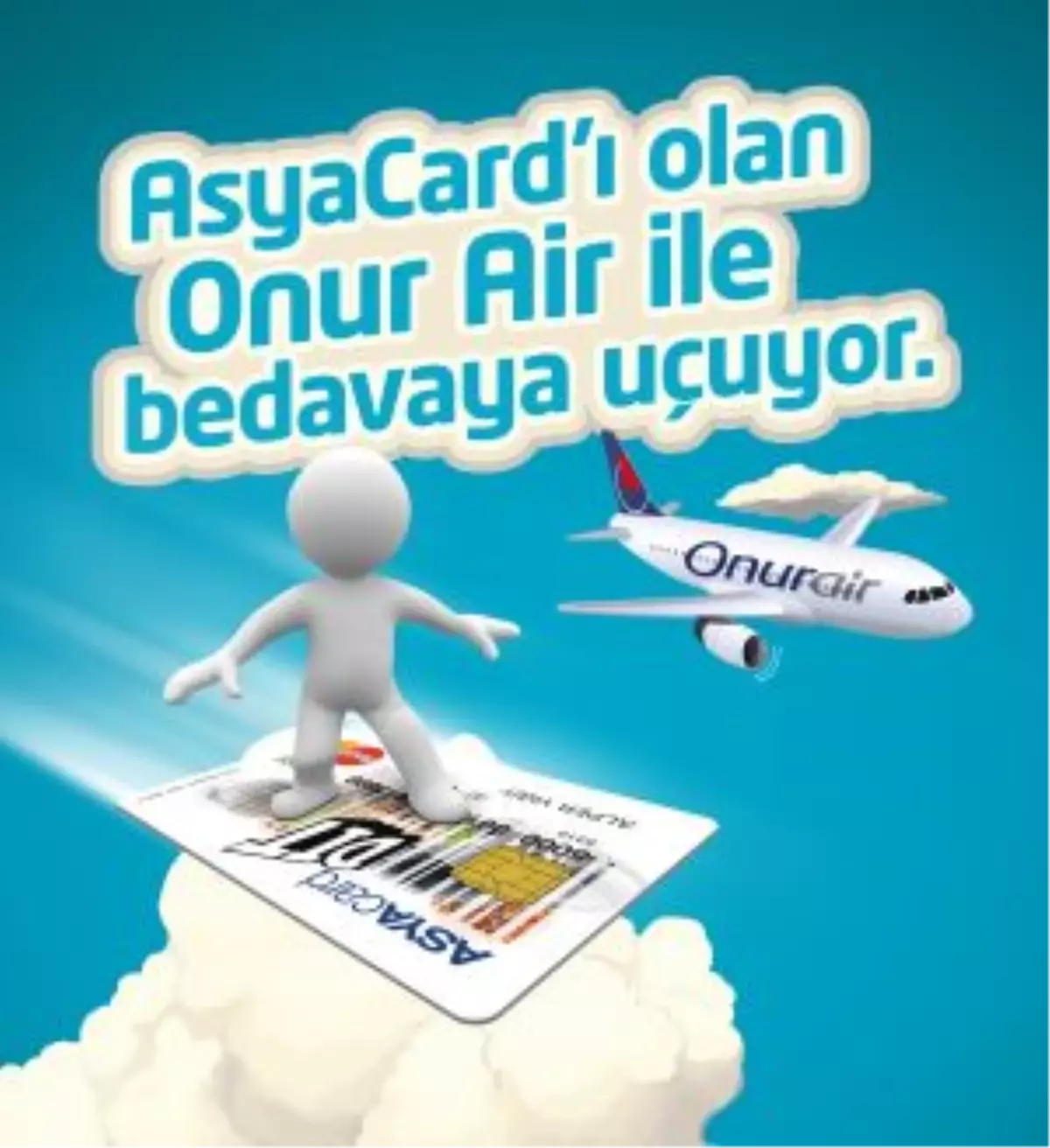 AsyaCard\'dan Bedava Uçak Bileti