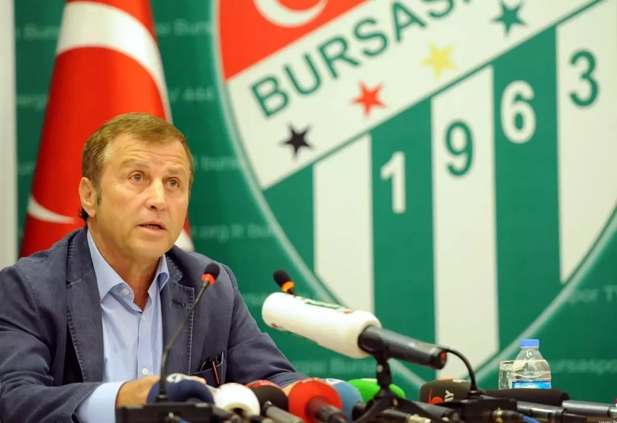 Bursaspor Kulübü Başkanı Yazıcı Açıklaması