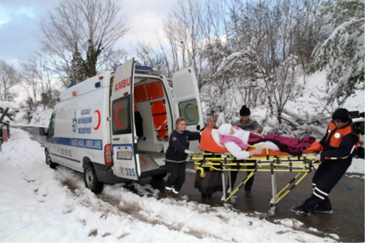 Ambulans Hizmeti Kara Kış Dinlemedi