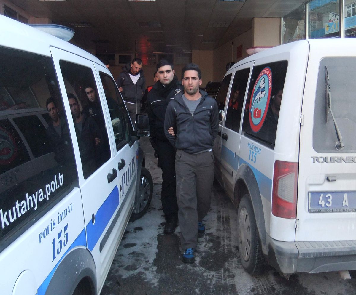 Kütahya\'da Polis-Şüpheli Kovalamacası