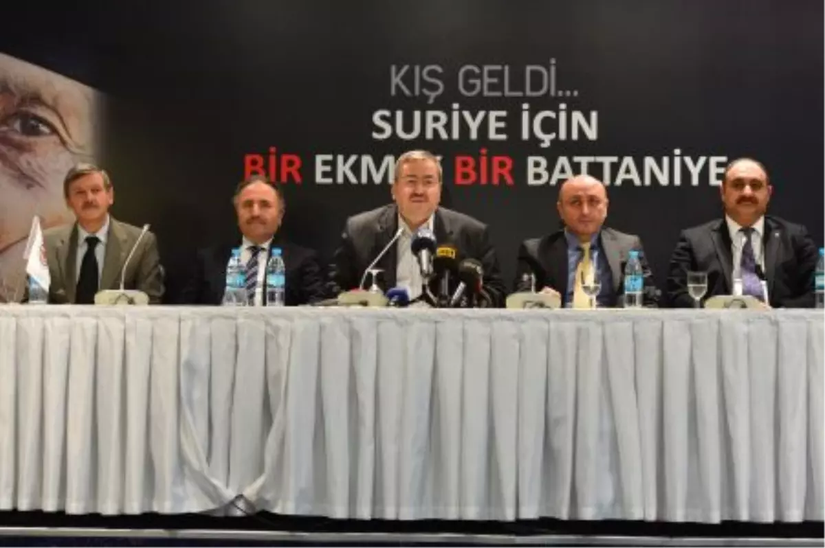 16 Ülke Suriye İçin Bir Ekmek Bir Battaniye Dedi