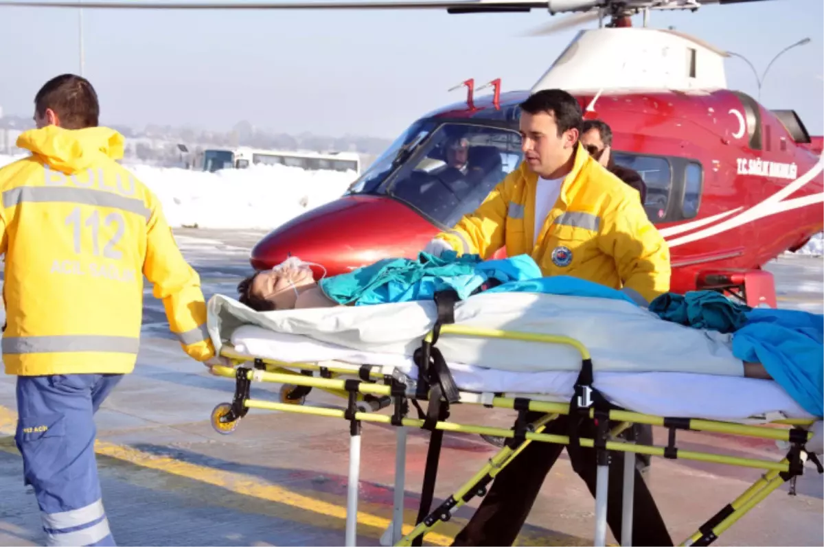 Ambulans Helikopterle Hasta Nakli