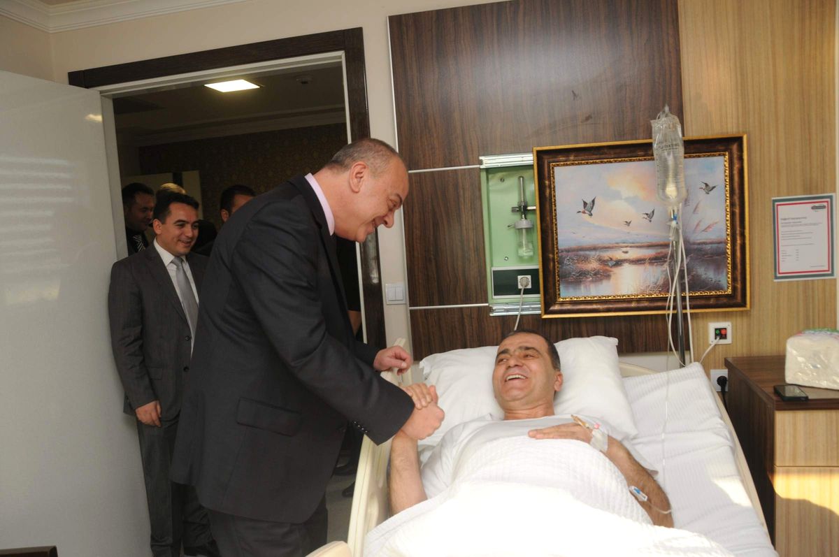 Başkan Ergün\'den Meclis Üyesi Gürcan\'a Geçmiş Olsun Ziyareti