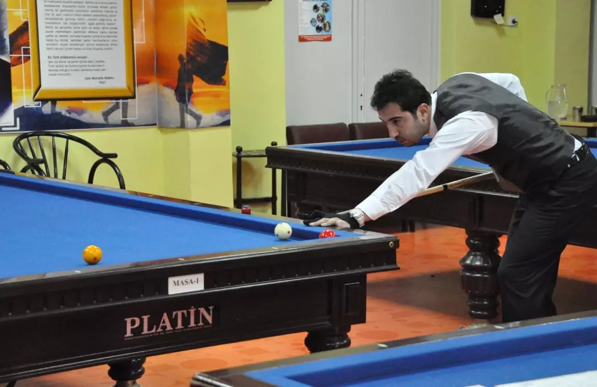 Bilardo İl Birinciliği Müsabakaları Sona Erdi