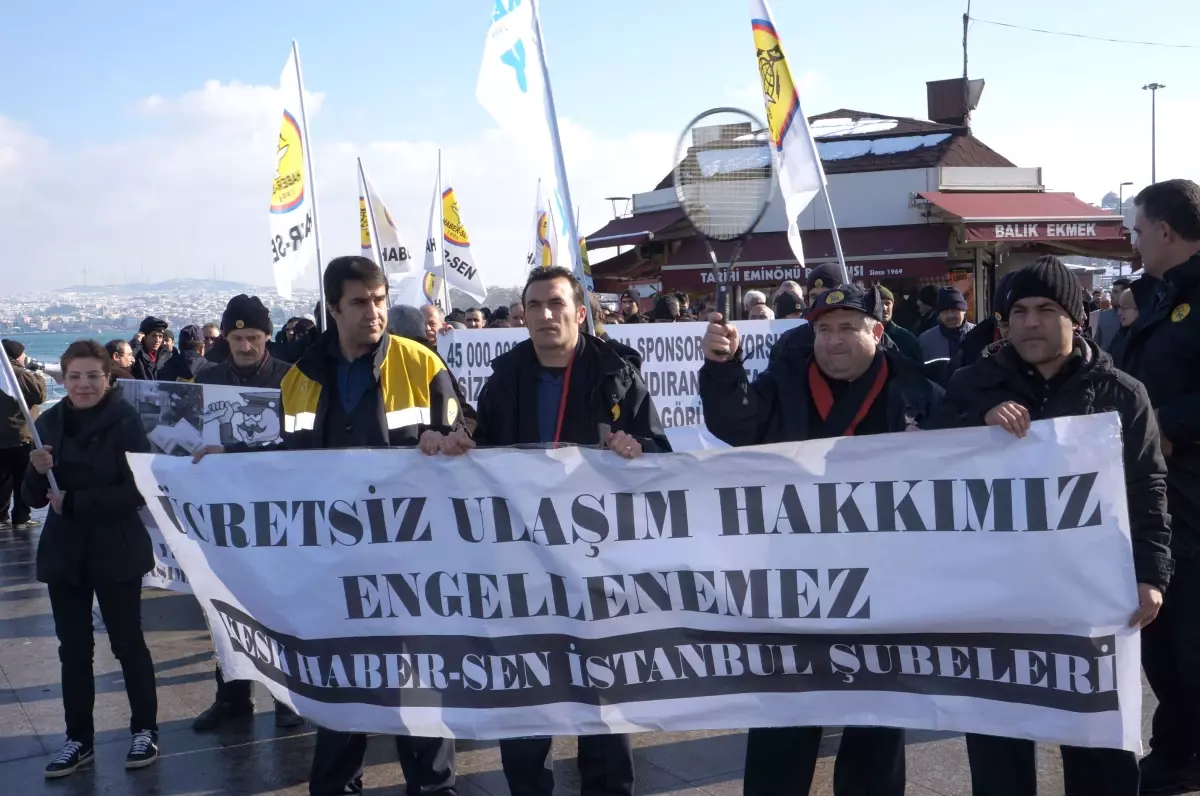 Postacılar, Ücretsiz Ulaşım İçin Yürüdü