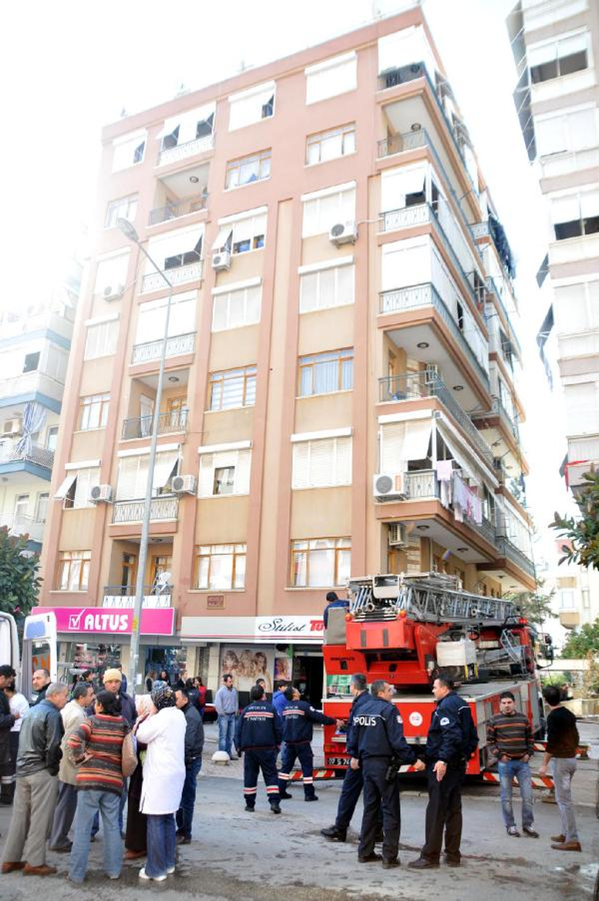 Apartmanda Yangın Paniği