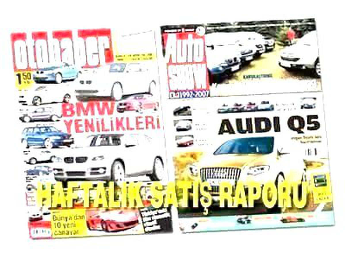 Haftalık Otomobil Dergileri 2012 Yılında Ne Kadar Sattı?