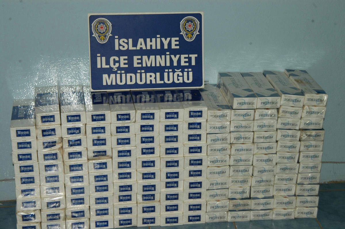 İslahiye\'de 6 Bin Paket Kaçak Sigara Ele Geçirildi