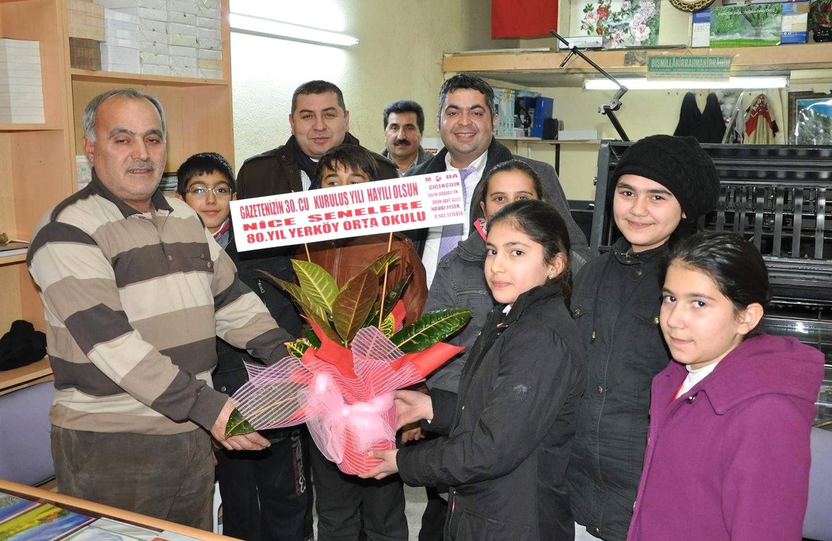 Öğrencilerden Yerköy Gazetesine Ziyaret