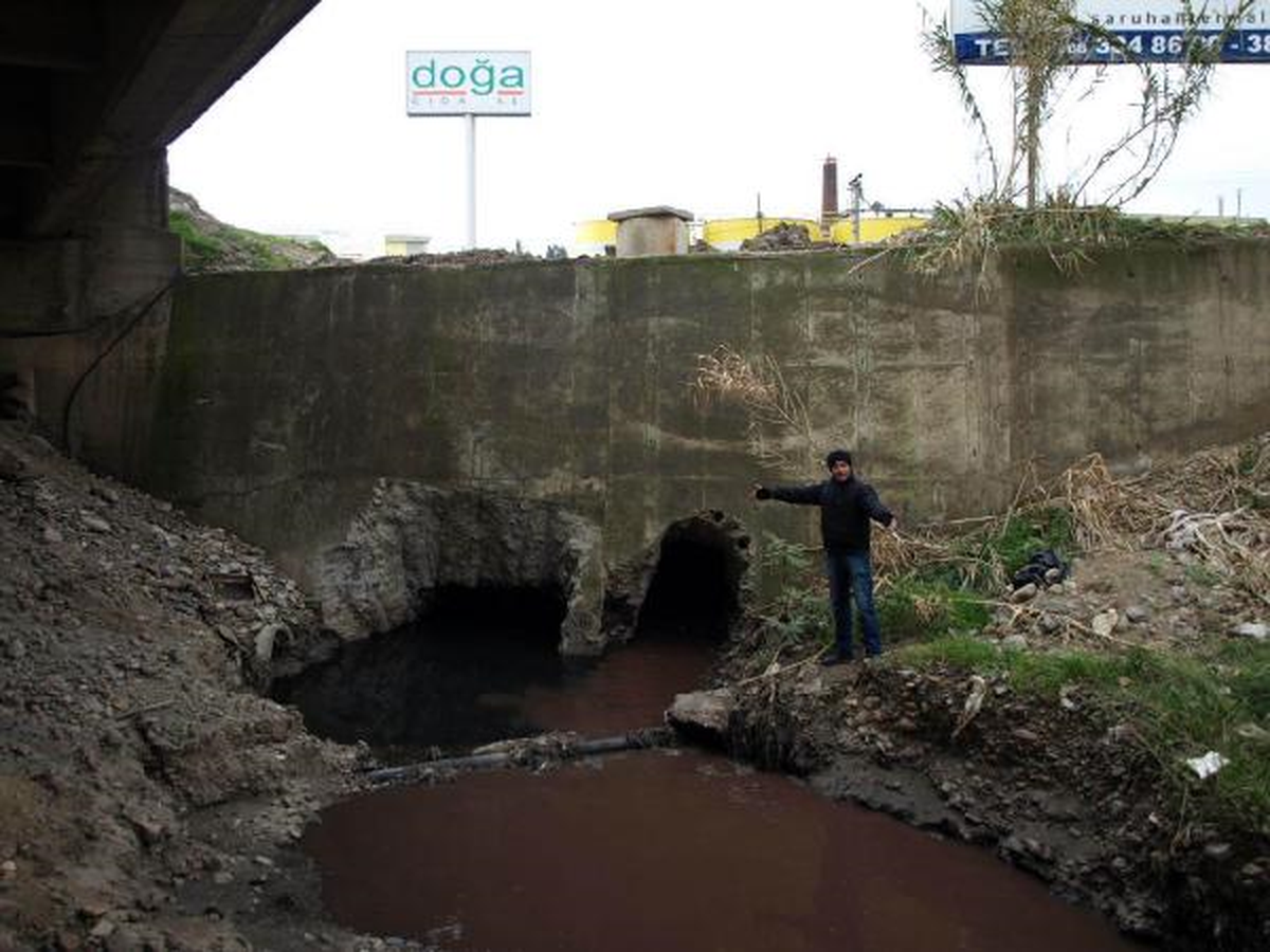 Fabrika Atıkları Doğrudan Çaya