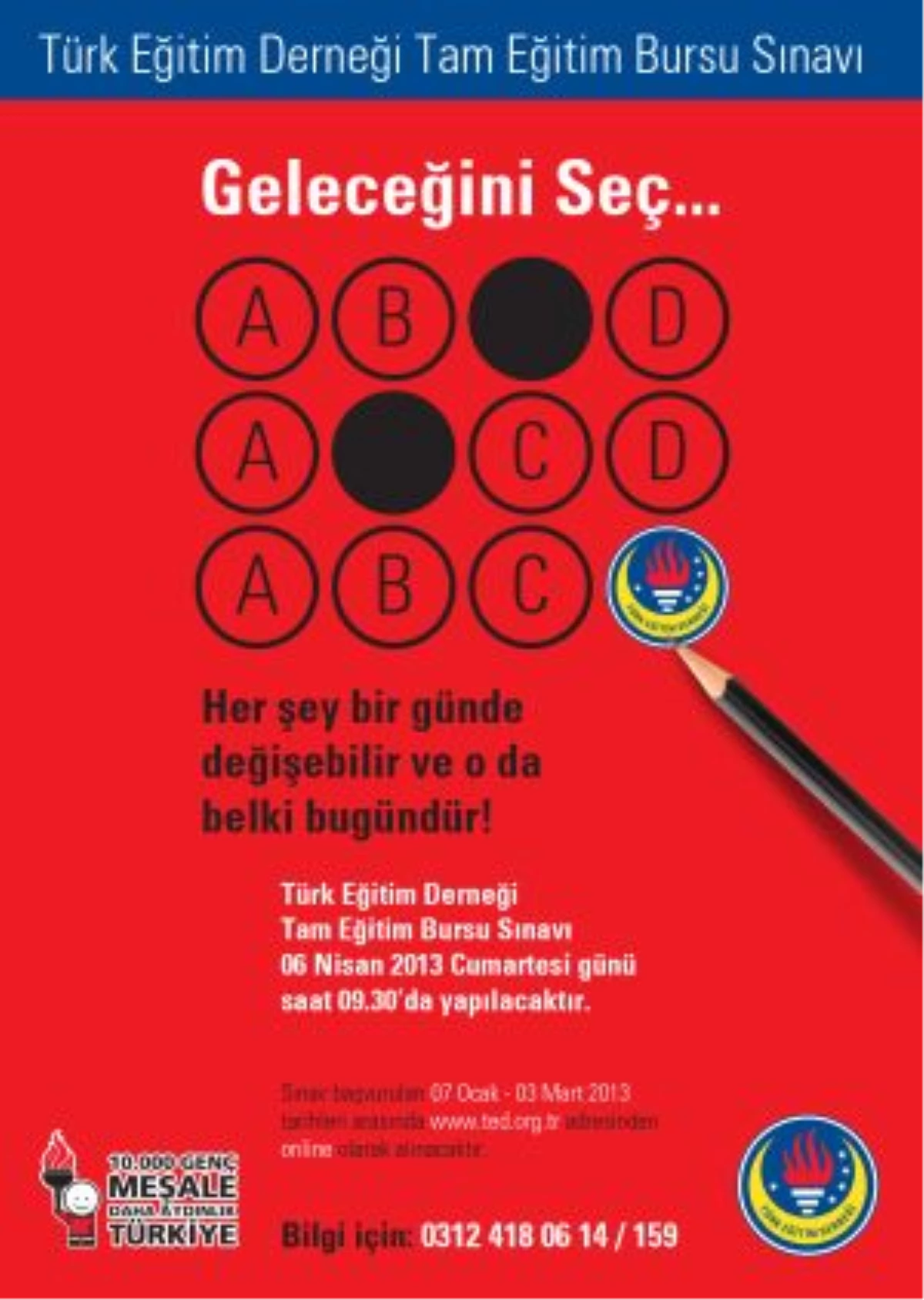 Türk Eğitim Derneği\'nden Burs