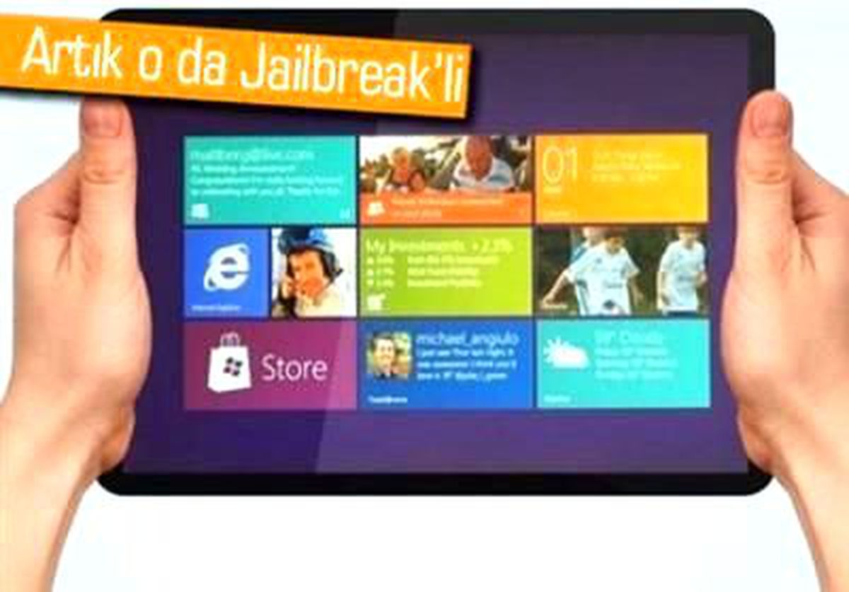 Windows RT'ye Jailbreak