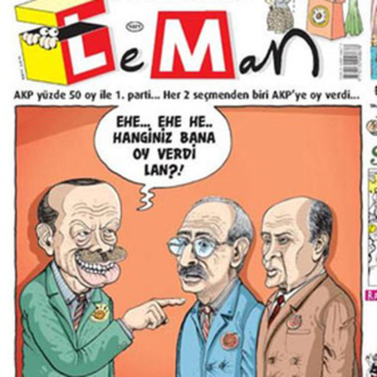 Arınç\'tan Karikatürlü Gönderme