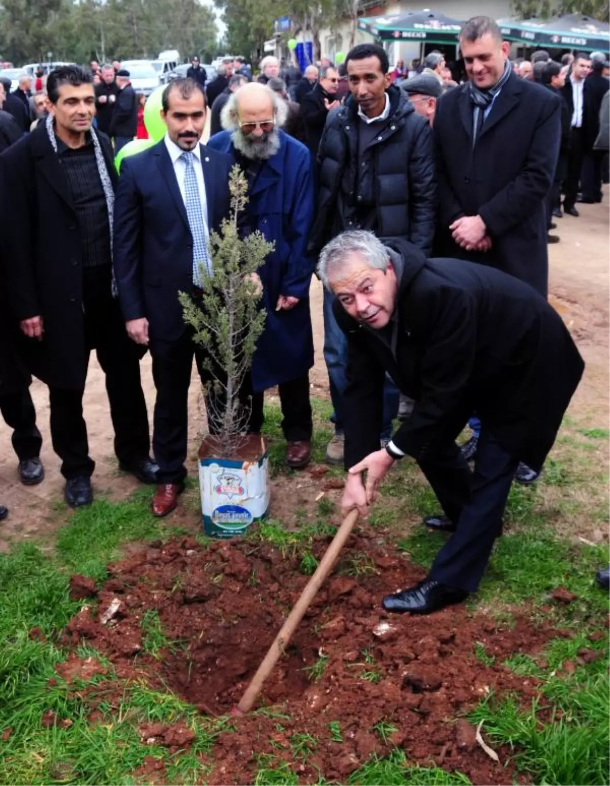 Çamlığa Otel İmarına Fidanlı Protesto